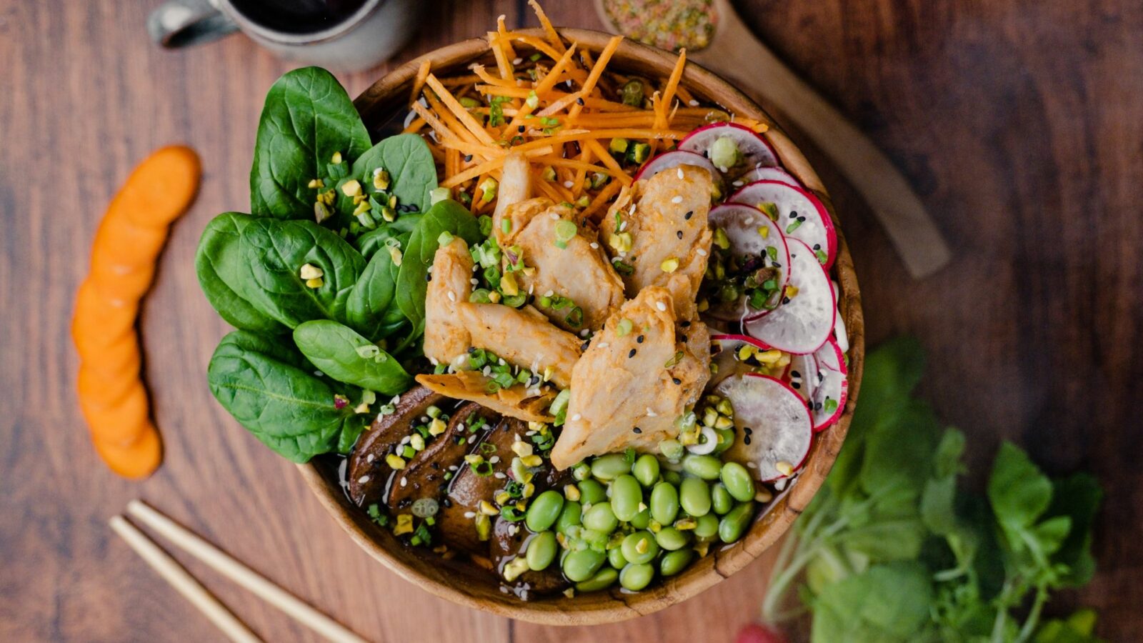 SEASONAL SAIMIN AT CHICK'EN VEGETAL Pokawa