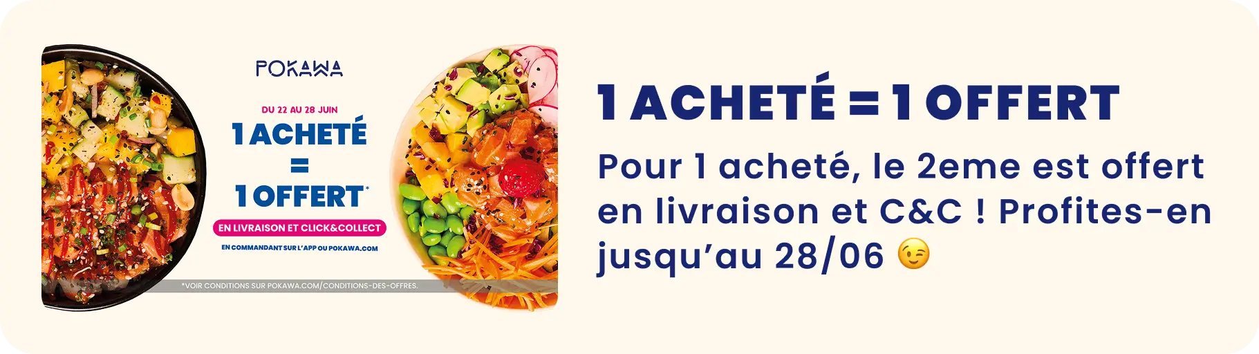 Pop-up offre