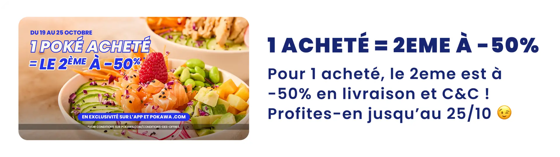 Pop up site offre